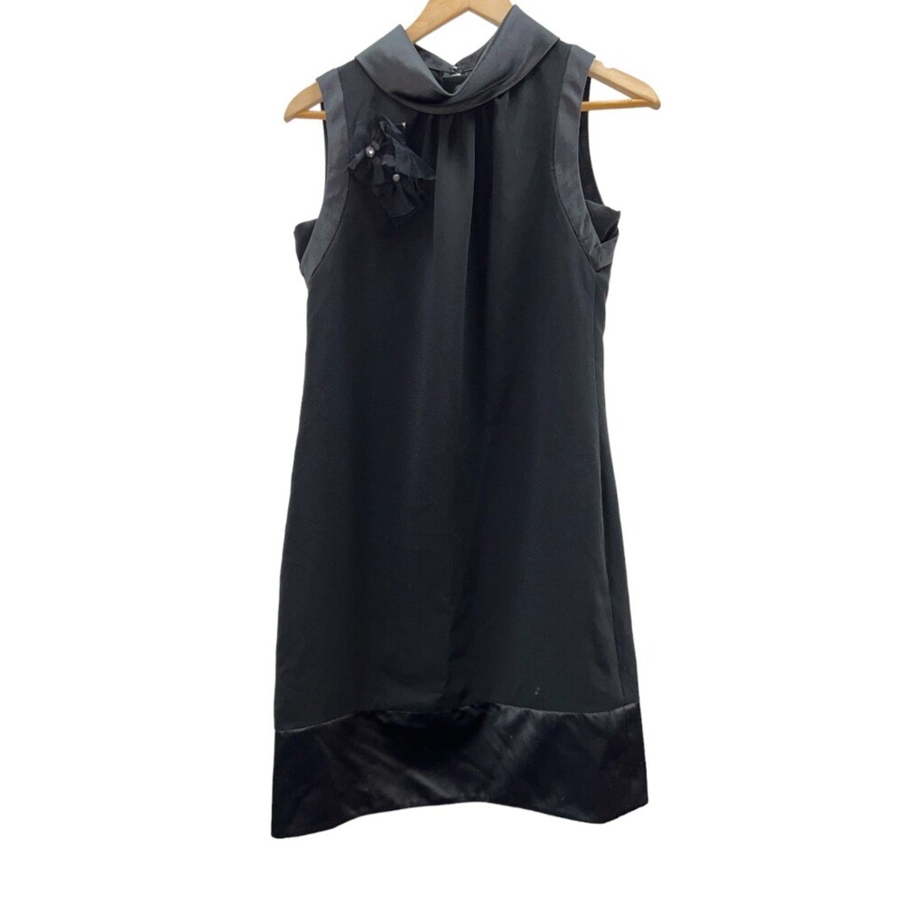 cocktail party dress sz 6 womens sleeveless black simply vera wedding formal